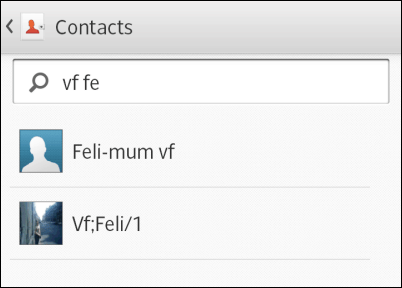 Add contact widget to screen select contact