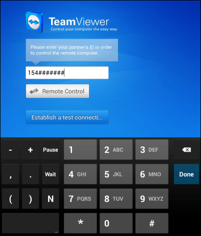 App Remote Control Pc Install Teamviewer App On Phone To Remote Access