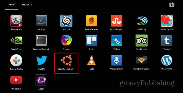 Ubuntu Lockscreen icon