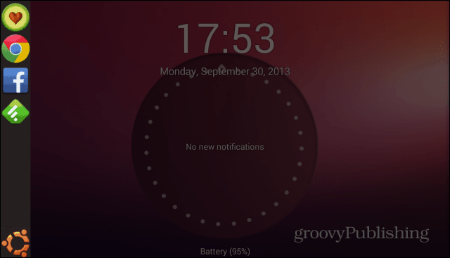 Ubuntu Lockscreen sidebar