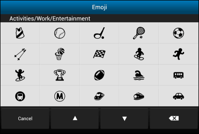 Emoji keyboard activities