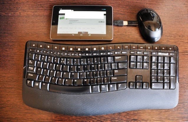 Mouse and keyboard Android device