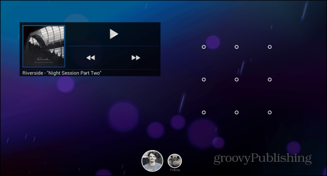 Music Player (Remix) lock screen
